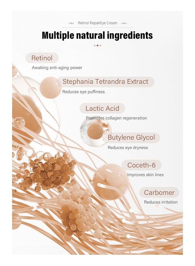 Retinol Repalr Eye Cream/Fade fine lines and dark circles in the eyes 30g