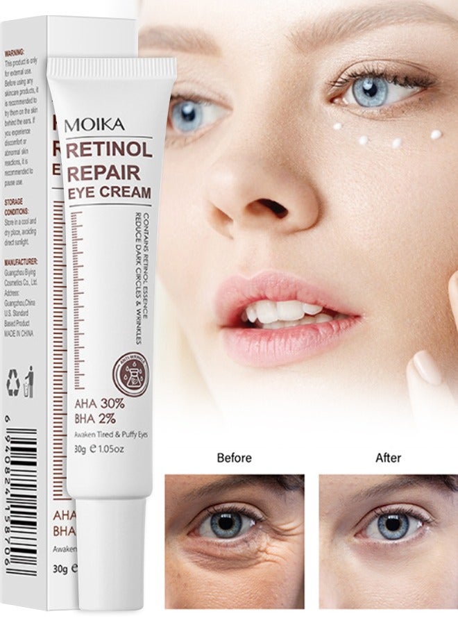 MOIKA Retinol Repalr Eye Cream/Fade fine lines and dark circles in the eyes 30g