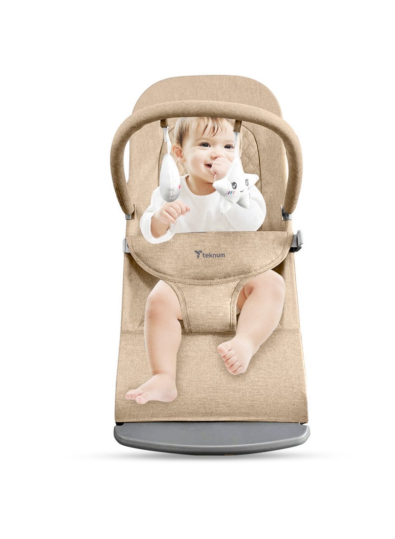 3 - Stage Baby Bouncer/Recliner Seat - Ivory