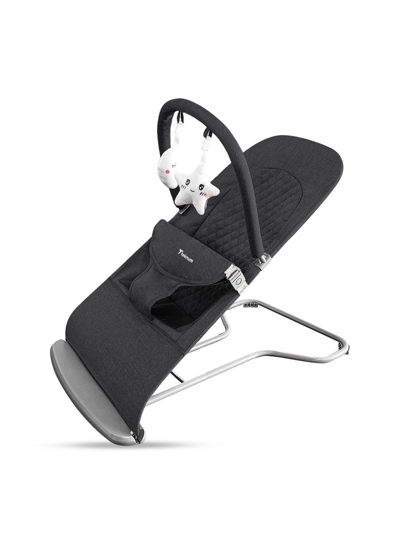 3 - Stage Baby Bouncer/ Recliner Seat - Black