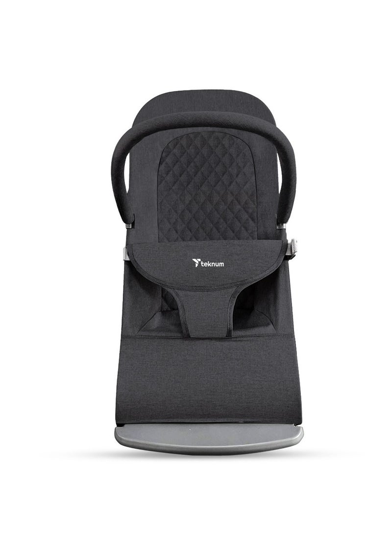 3 - Stage Baby Bouncer/ Recliner Seat - Black