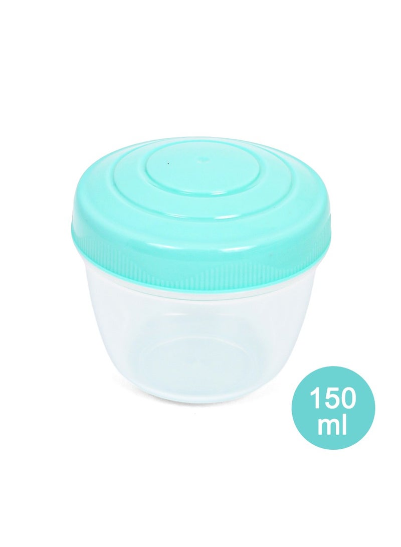 3/4/5 Compartment Convertible 1650Ml Bento Lunch Box With 150Ml Gravy Bowl - Green