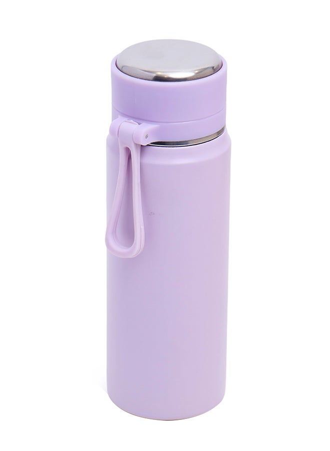 Double Wall Insulated Sports Water Bottle - Purple, 450 Ml