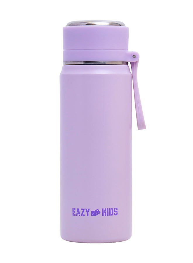 Double Wall Insulated Sports Water Bottle - Purple, 450 Ml