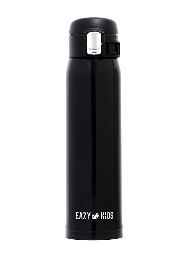 Double Wall Insulated Travel Water Bottle - Black, 500 ML