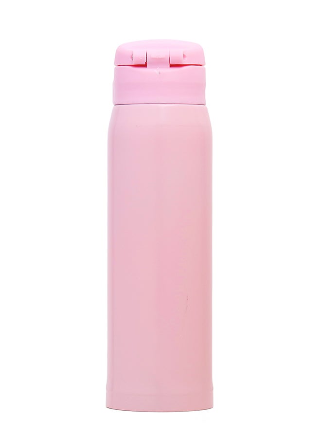 Double Wall Insulated Travel Water Bottle - Pink, 500 ML