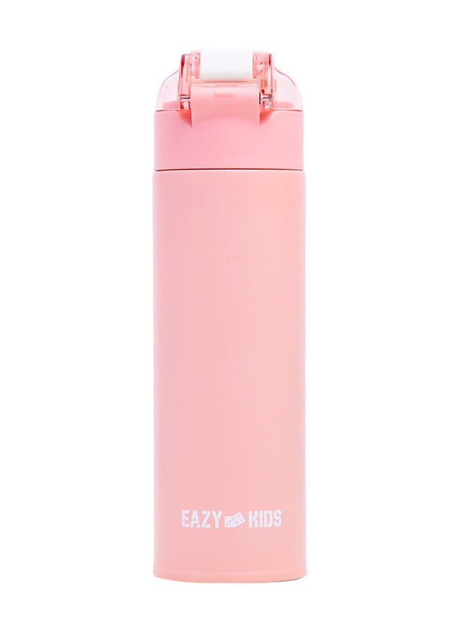 Double Wall Insulated Travel Water Bottle - Pink, 550 ML