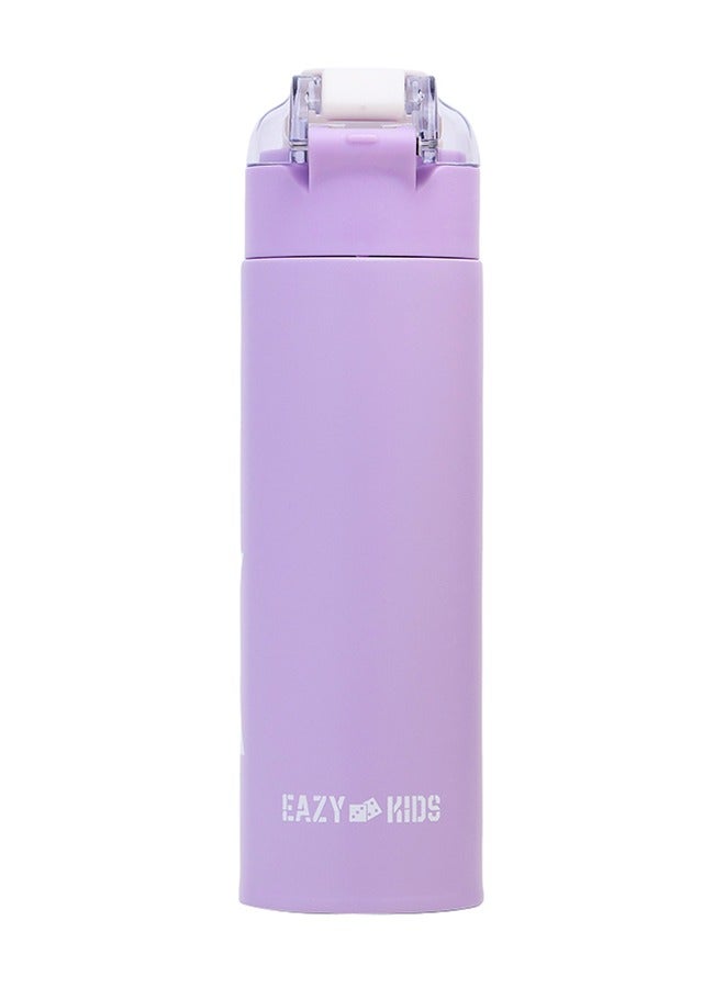 Double Wall Insulated Travel Water Bottle - Purple, 550 ML