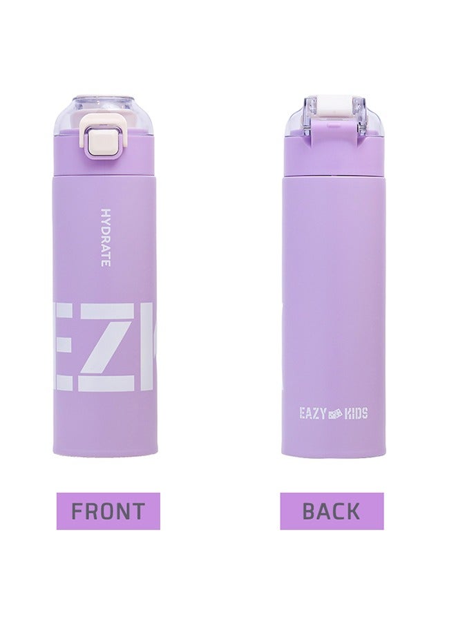 Double Wall Insulated Travel Water Bottle - Purple, 550 ML