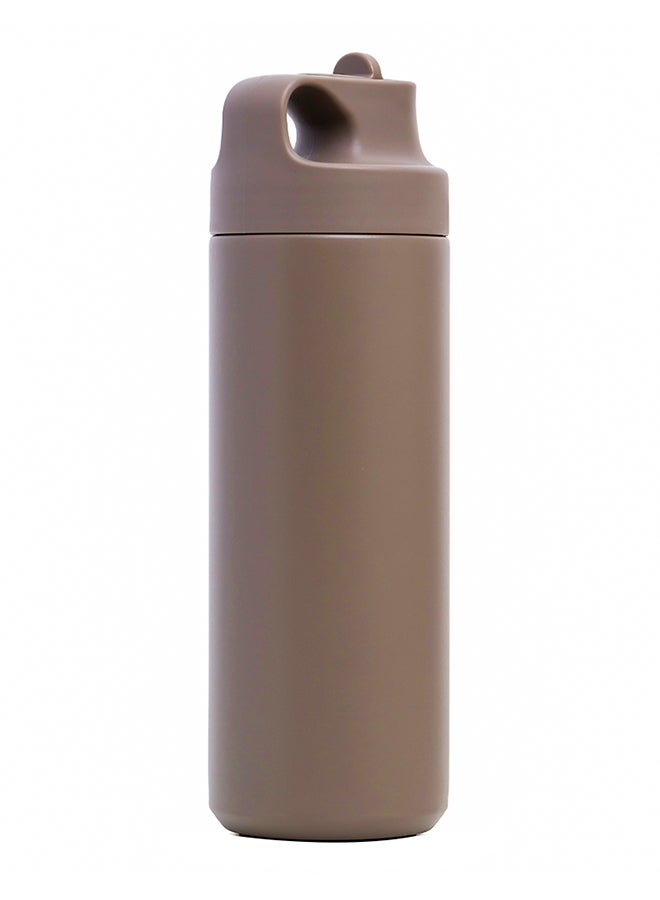 Double Wall Insulated Sports Water Bottle - Khaki, 550 ML