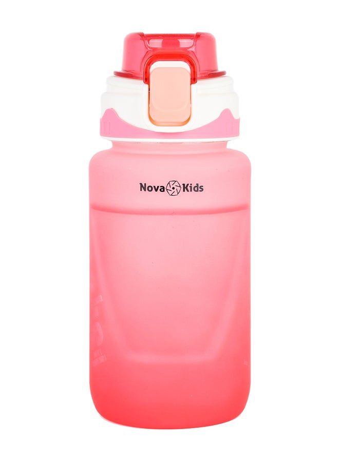 Water Bottle With Straw 550 ML - Pink