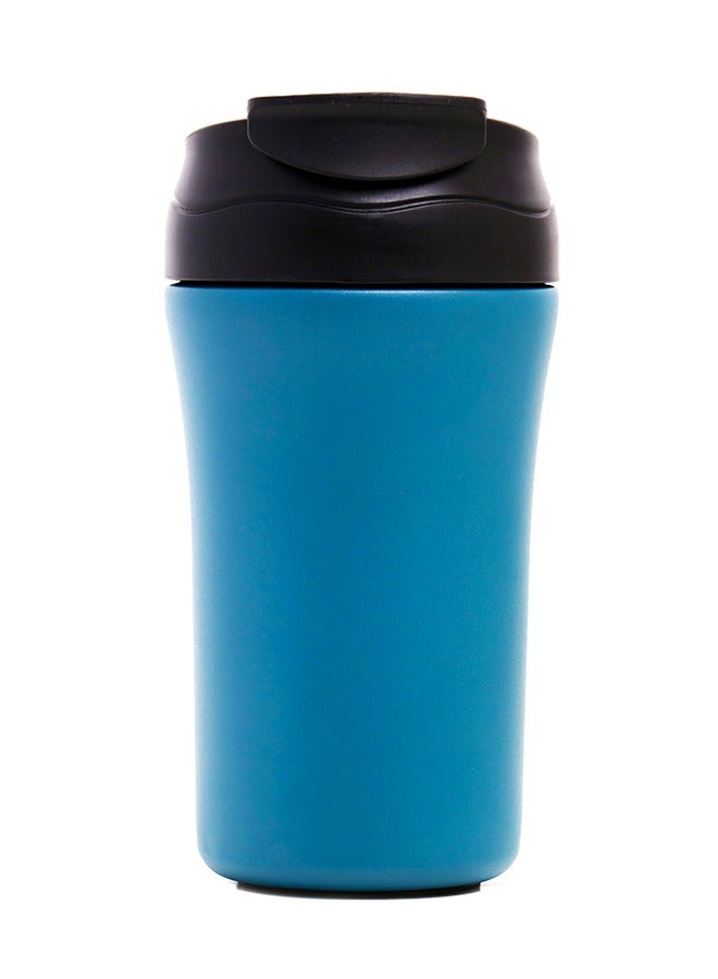 Double Wall Insulated Tumbler Water Bottle - Blue, 400 ML