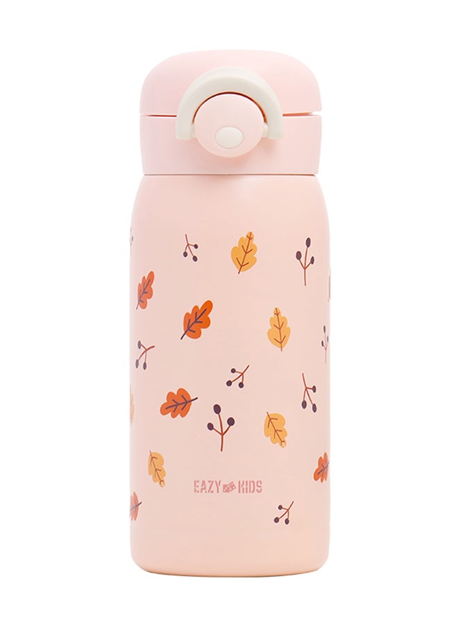 Double Wall Insulated School Water Bottle, Pink, 350 ML