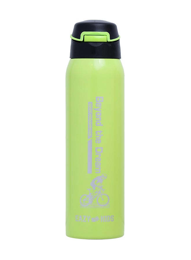 Eazy Kids Double Wall Insulated School Water Bottle - Green, 500ml