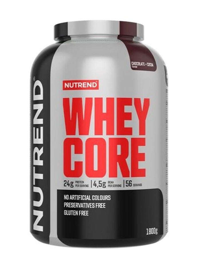 NUTREND Whey 24g of proteinper serving Core Chocolate + Cocoa 1800g
