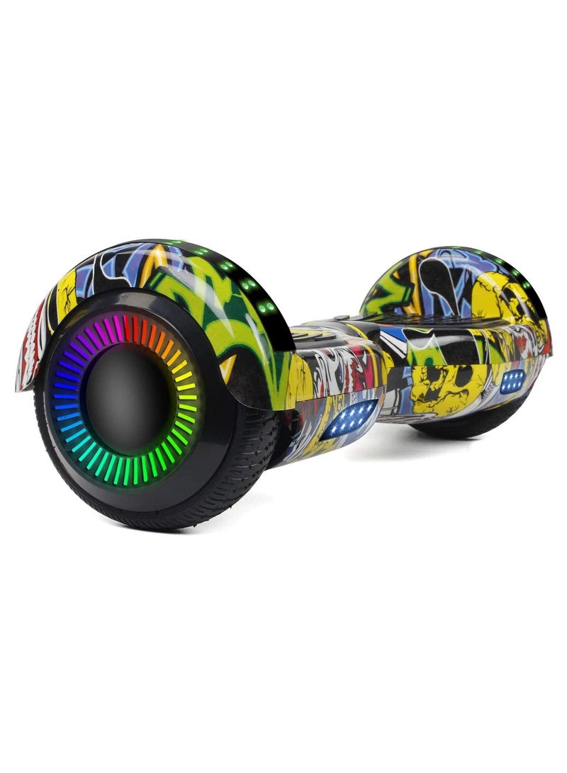 Hoverboard, with Bluetooth and Colourful Lights Self Balancing Scooter