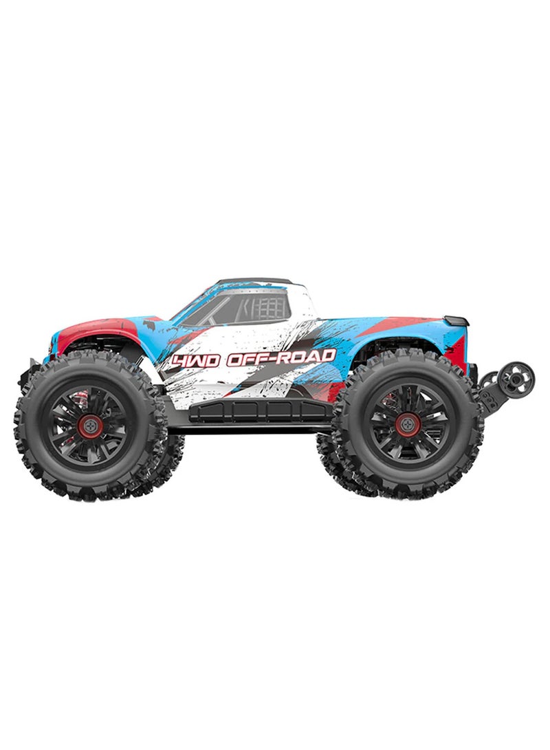 MJX Hyper GO 16208 Brushless Rc Hobby Gradetruck 1:16 Scale Radio Controlled Off-Roader Electronic Monster Rtr All Terrain-Blue