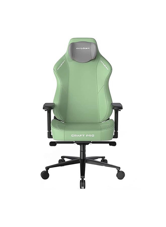DXRacer Craft Pro Classic Gaming Chair, Extra Wide And Thick Seat Cushion, Adjustable Armrests, Anti-Pinch Hand Protective Cover, Memory Foam Headrest - Green