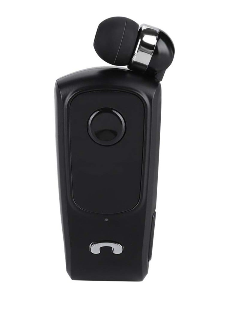 Bluetooth Headset, Wireless Retractable Handsfree Earpiece Sports Bluetooth 5.1 Headset Single with Mic Noise Cancelling In-ear Earphone for Driver, Trucker, Bike, Sports, etc