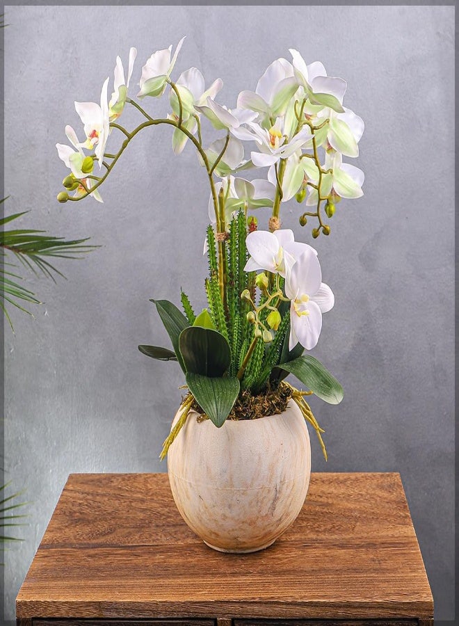 Yatai Boho Chic Ceramic Vase - Premium Quality Flower Pot, Artisan Crafted Flower Vase For Fresh Flowers And Dry Flowers