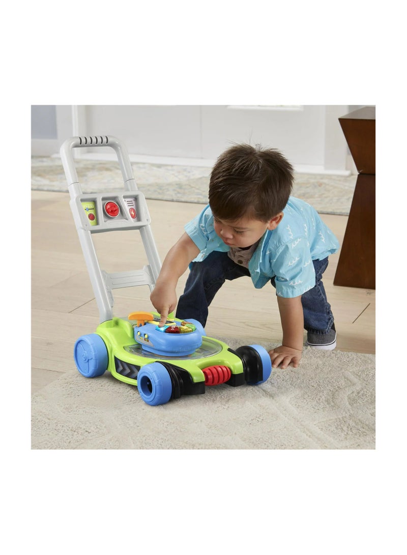 Pop And Spin Mower Toy Summer Outdoor Push Toys - Green