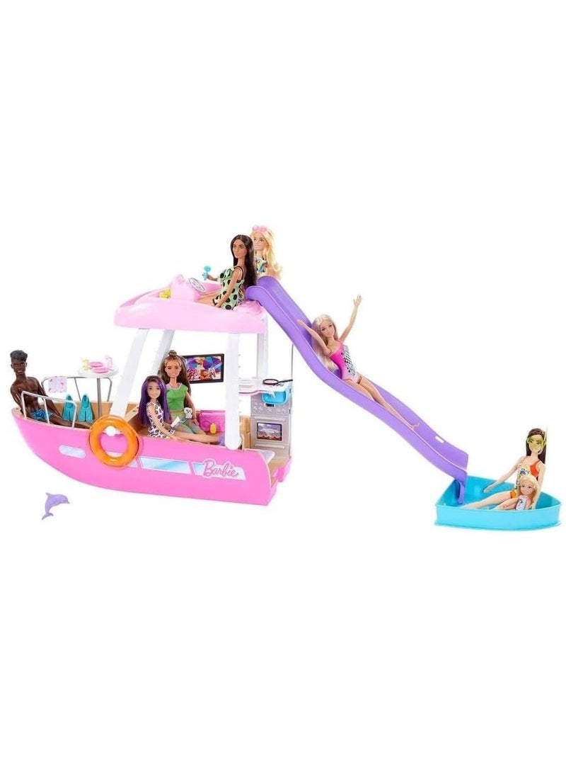 Barbie Pink Dream Boat Playset