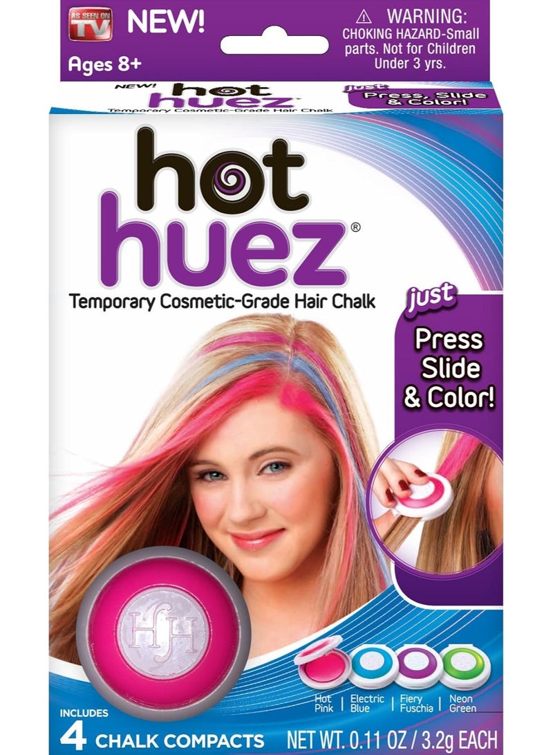 Set of 4 Colors Temporary Hair Chalk