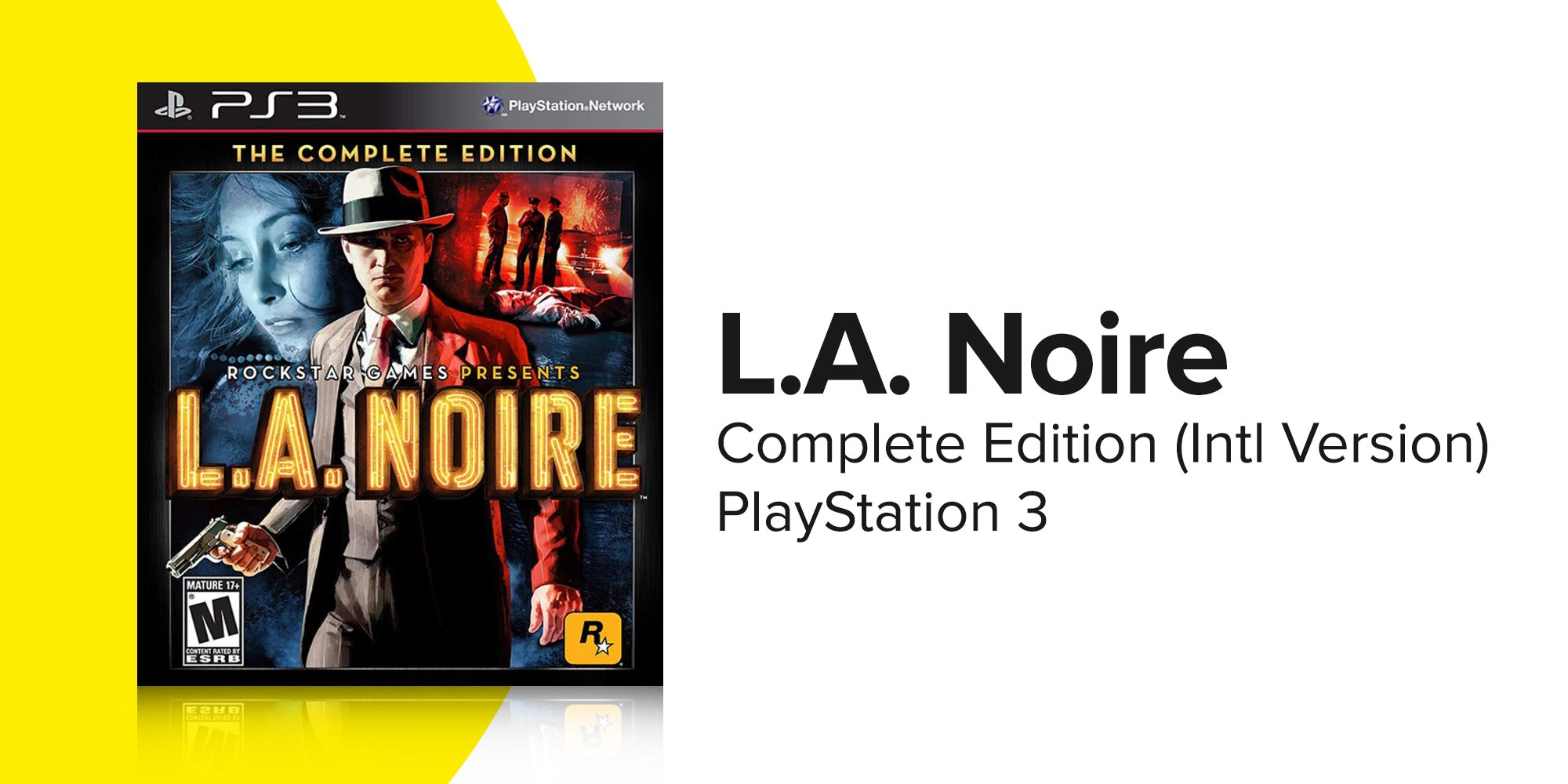 L.A. Noire Complete Edition (Intl Version) - Action & Shooter - PlayStation 3 (PS3)