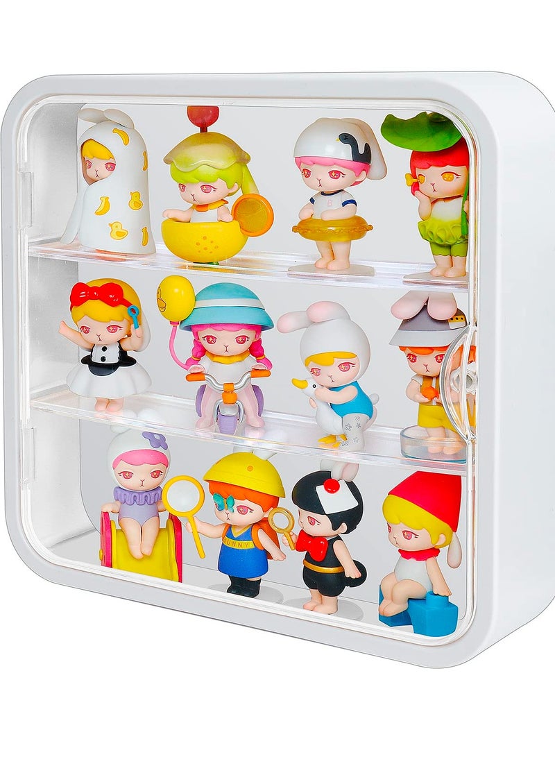 Clear Acrylic Display Case,Wall-Mounted Doll Storage Box, Dust-Proof Collectibles Action Figure, Suitable for Collectibles Action Figures Pop Mart