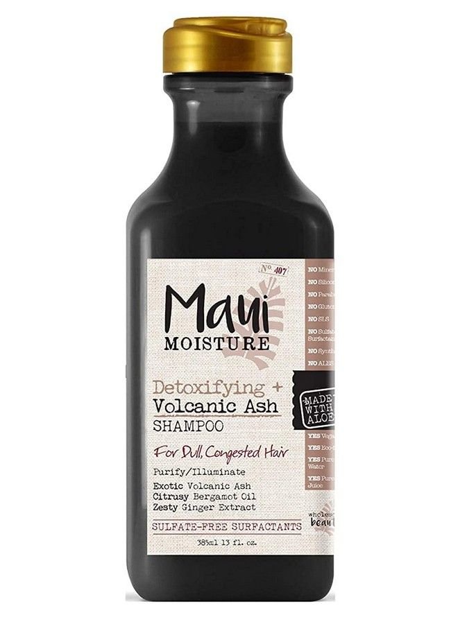 Detoxifying + Volcanic Ash Shampoo 13Oz (Pack Of 2)