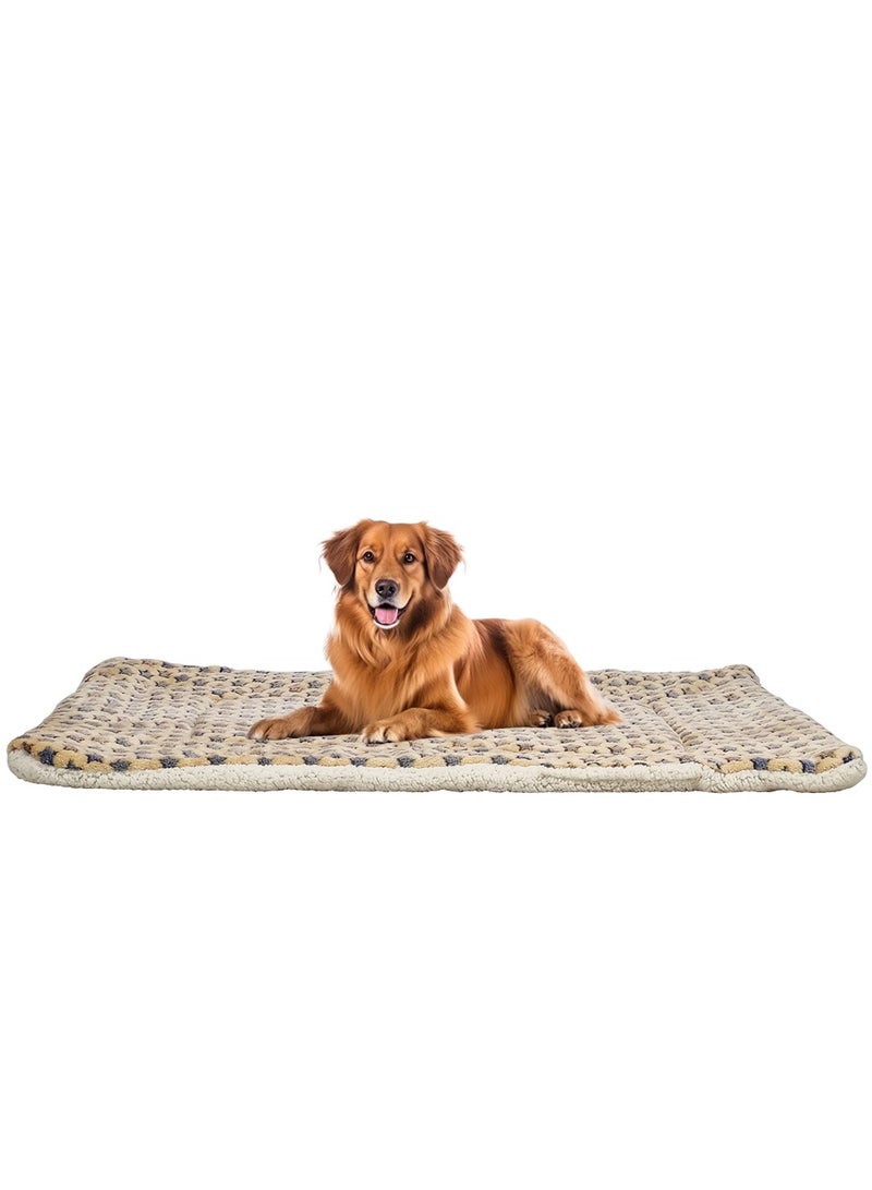 Dog blanket, Warm and cozy double-sided pet blanket, Pet blanket for all-sized pets, Ultra-soft pet mat, Washable pet bed 100cm