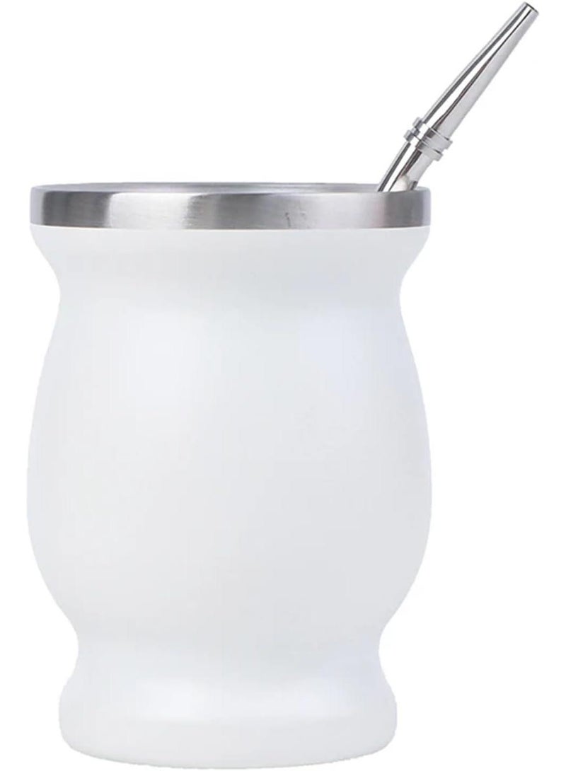 304 Stainless Steel Spoon With Straw 240ml Madai Cup