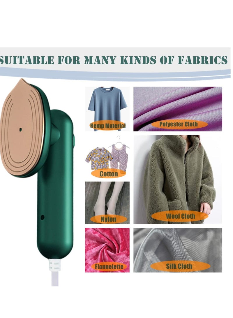 Portable Travel Steam Iron, Multifunction Micro Steam Iron Support Dry and Wet Ironing, Suitable for Home Travel College