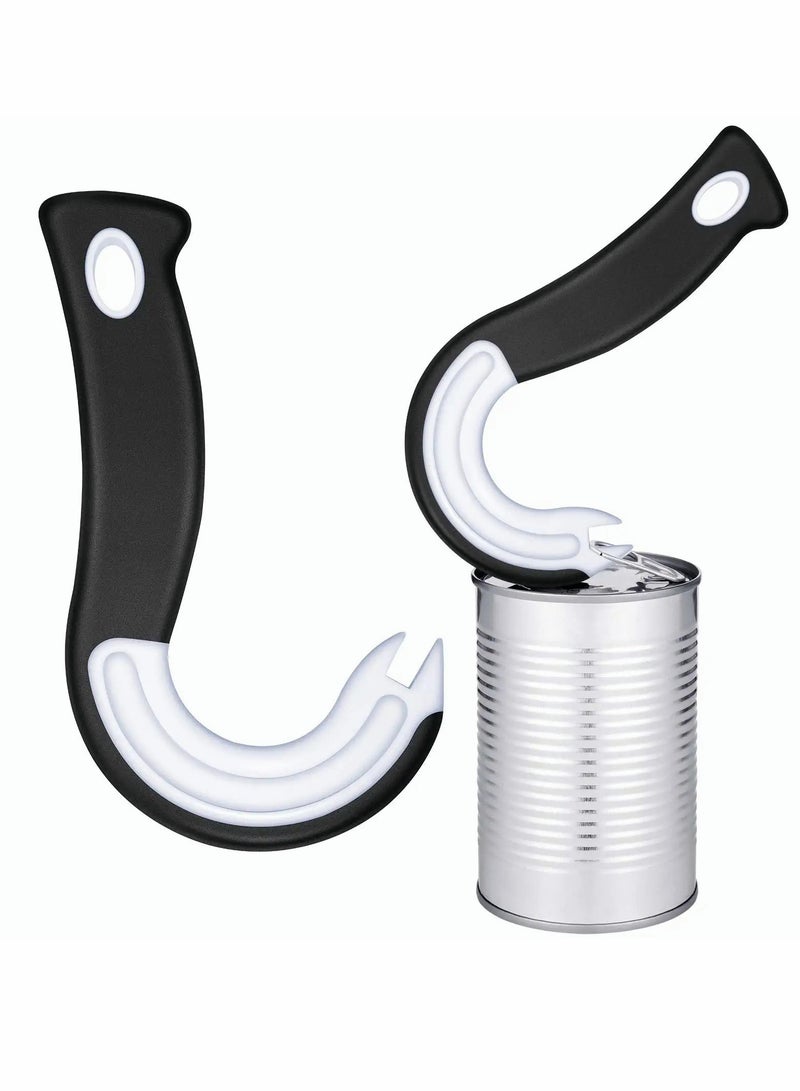 Easy Open Ring Pull Can Opener Easy Grip Opener Ring-Pull Helper for Ring Pull Tab Cans Tins Bottles 4 Pieces