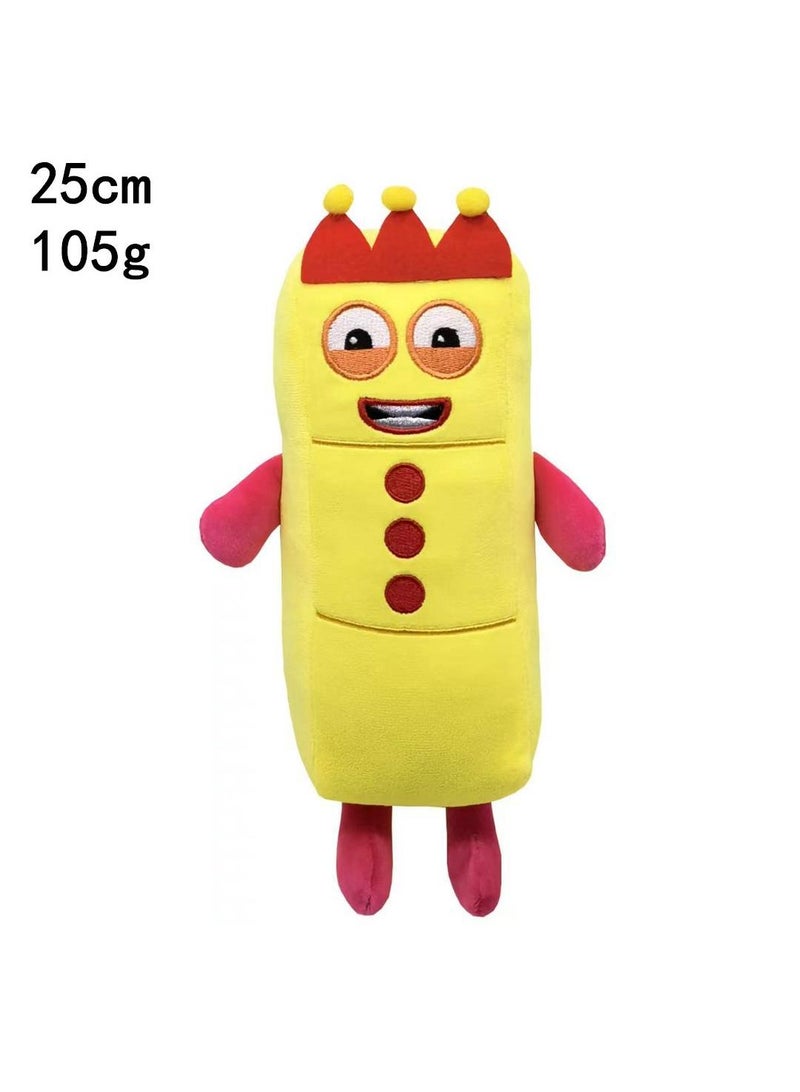 1 Pcs Numberblocks Plush Toy 25cm Best Gift For Boys And Girls