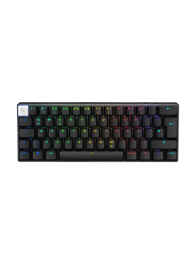 Logitech G PRO X 60 Light Speed Wireless Gaming Keyboard (Tactile) Black