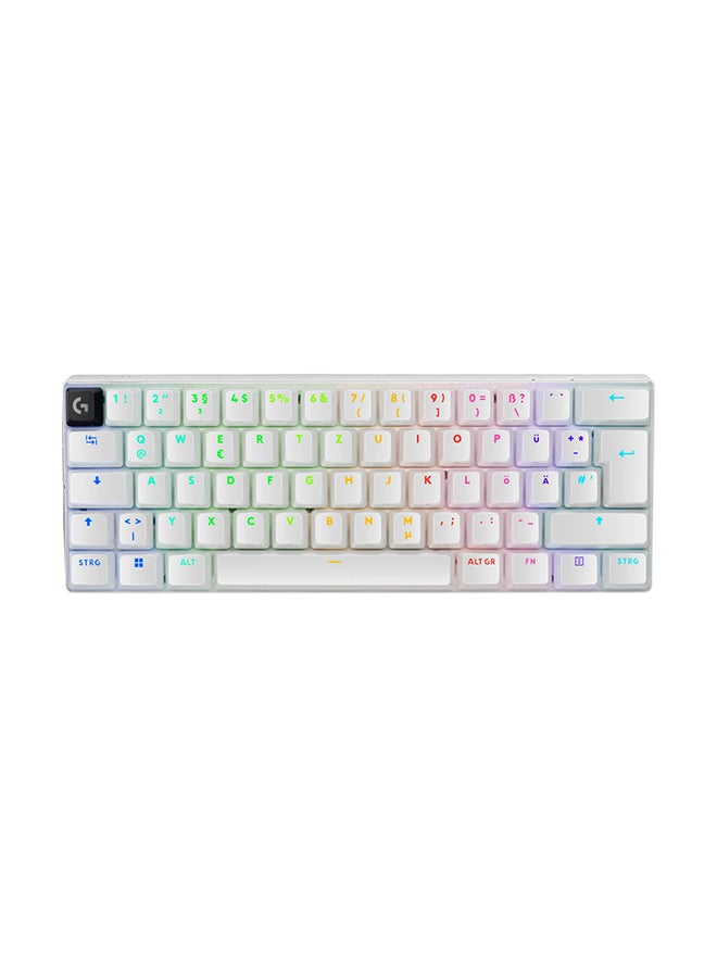 Logitech G PRO X 60 LIGHTSPEED Wireless Gaming Keyboard (Tactile) White