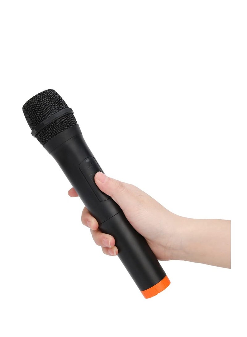 Handheld Wireless Microphone, VHF Wireless Microphone, Over 110 DB Outdoor Indoor Cordless Microphone System, Suitable for Karaoke, Singing, Party, Wedding, DJ, Speech