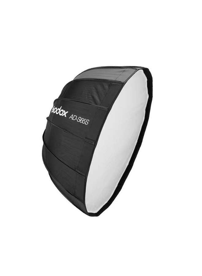 Godox AD-S65S Softbox 25.9in 65cm Portable Quickly Fast Installation Parabolic Softbox with Honeycomb Grid Compatible for AD300Pro AD400Pro (AD-S65S)