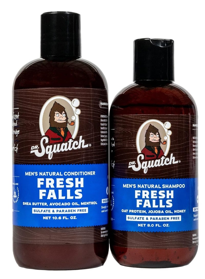 Dr. Squatch Fresh Falls Shampoo + Conditioner Hair Bundle