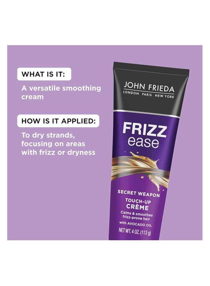 Frizz Ease Secret Touch Up Crme Anti Frizz Styling Cream Helps To Calm And Smooth Frizz Prone Hair  4 Ounce