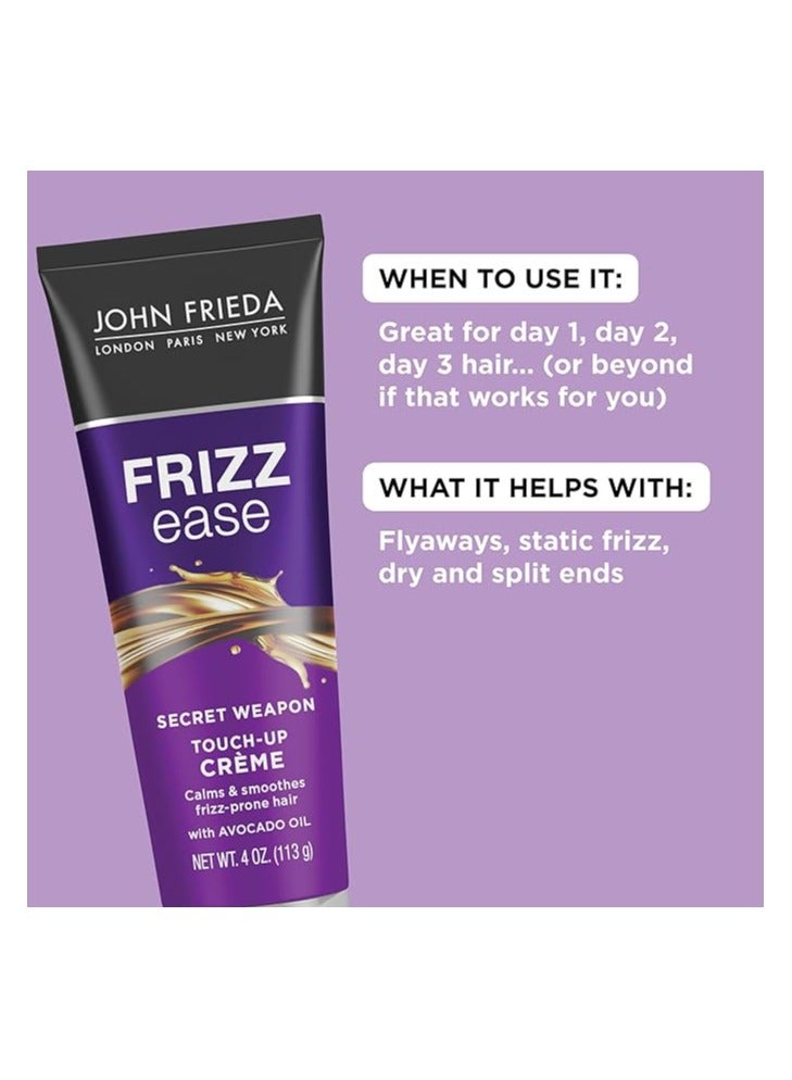 Frizz Ease Secret Touch Up Crme Anti Frizz Styling Cream Helps To Calm And Smooth Frizz Prone Hair  4 Ounce