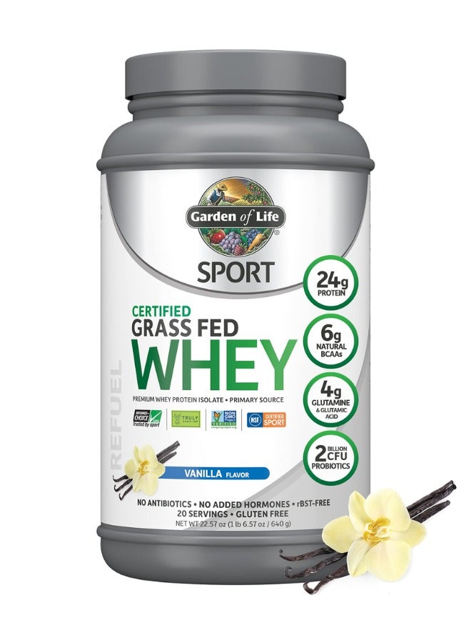 Garden of Life Sport Whey Protein Powder Vanilla,640g