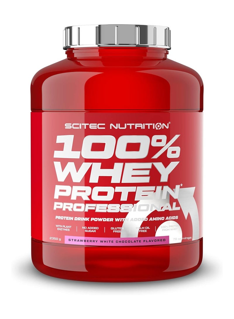 Scitec Nutrition 100% Whey Protein Professional Strawberry White Chocolate, 2350 G