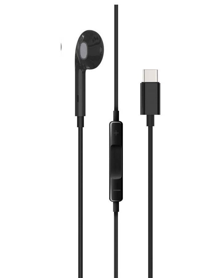 Wired In-ear Mono Headset with Type-c Connector