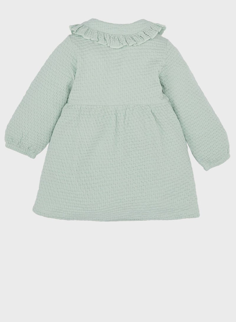 Baby Girl Regular Fit Long Sleeve Knitted Dress