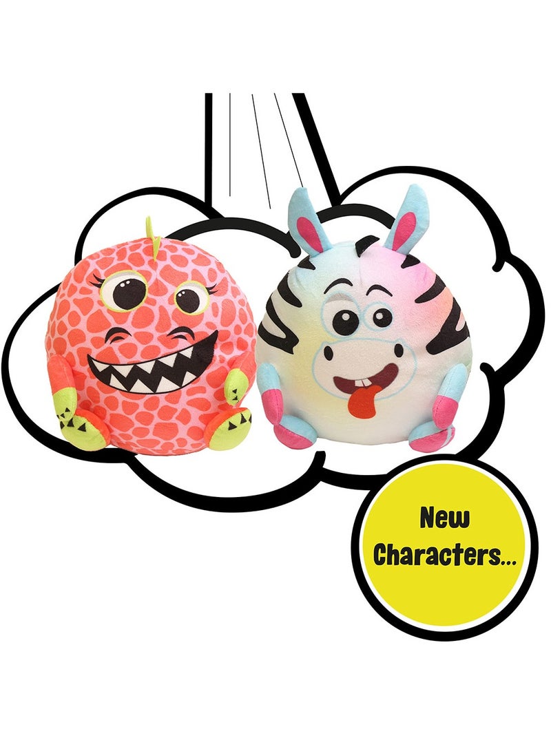 Windy Zebra Cheeky Trumping Toy Funny Gift Cuddly Zebra Stuffed Toy Parps, Wiggles and Giggles Funny Sounds and Moves Around, Silly Fun for Everyone.