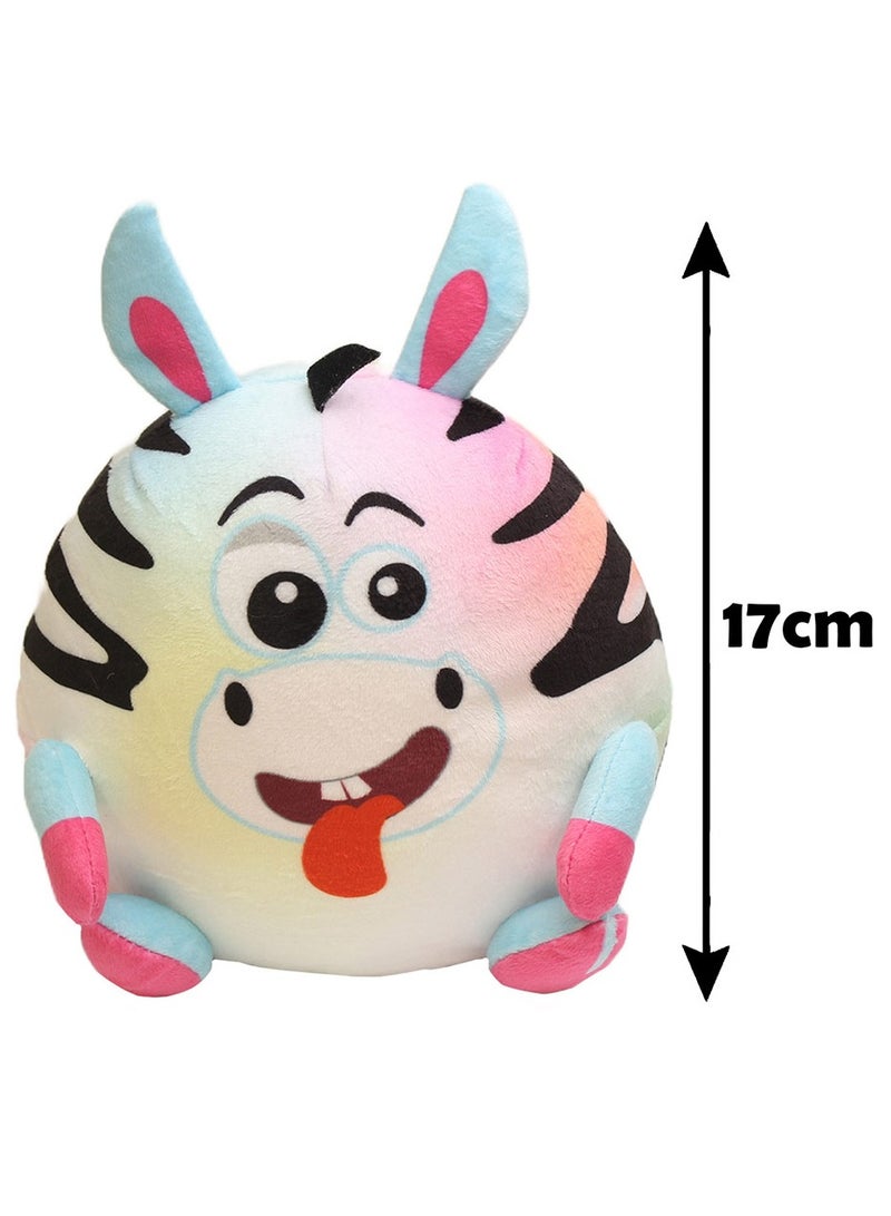 Windy Zebra Cheeky Trumping Toy Funny Gift Cuddly Zebra Stuffed Toy Parps, Wiggles and Giggles Funny Sounds and Moves Around, Silly Fun for Everyone.