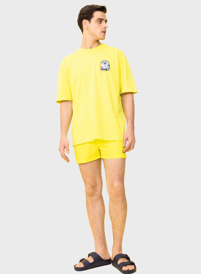 Defacto Fit Andy Short Swimming Shorts