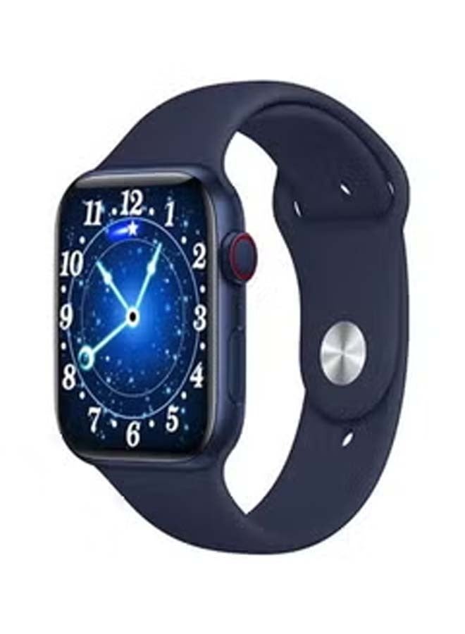 Bluetooth Full Touch Call Smartwatch With Replaceable Strap Blue